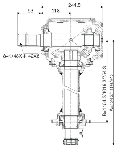rotary Tiller Cultivator Gearbox