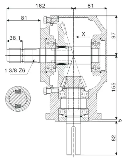 EP-9.311 Rotary Tiller Cultivator Gearbox for Agricultural