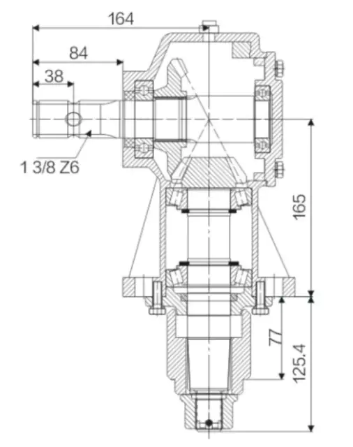 Agricultural Lawn Mower Gearbox EP-GS4RC