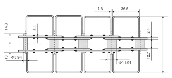 Stainless Steel Tabletop Plate Chains