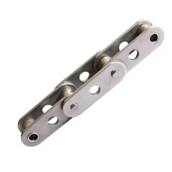 Stainless Steel Double Pitch Chains With Hole In The Middle of Plate