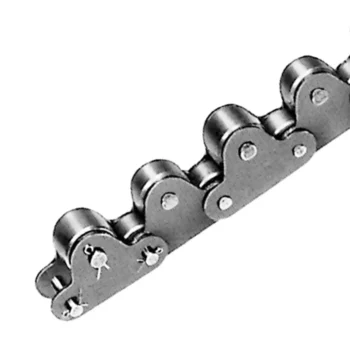 Double Pitch Conveyor Chains With Top Rollers