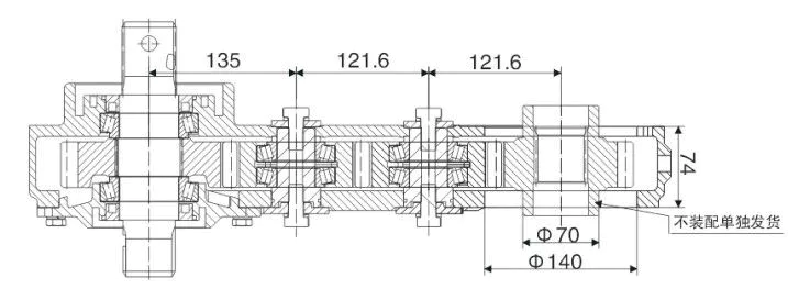 EP-1ZS-380 Lawn Mower Gearbox
