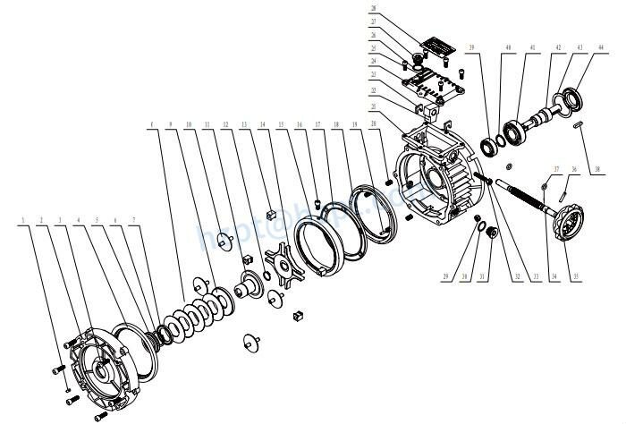 UDL Stepless Speed Variator Structure