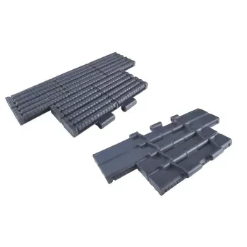 Straight Running Flat-top Chain with Low Noise Accumulation Rollers