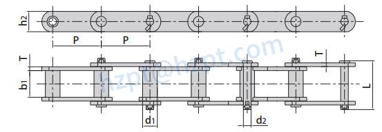 Engineering Steel Bushing Chain