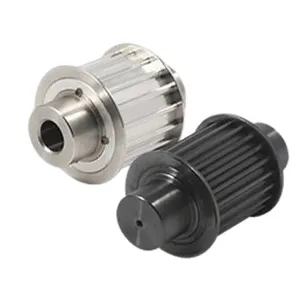 Surface Blackening Aluminum Module Timing Pulley With Flange for Automation Machinery