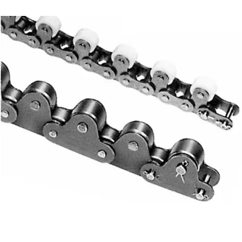 Double Pitch Conveyor Chains with Top Rollers