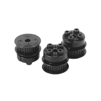 Black Anoding Stainless Steel Aluminum Timing Belt Pulley for Medical Transmiss