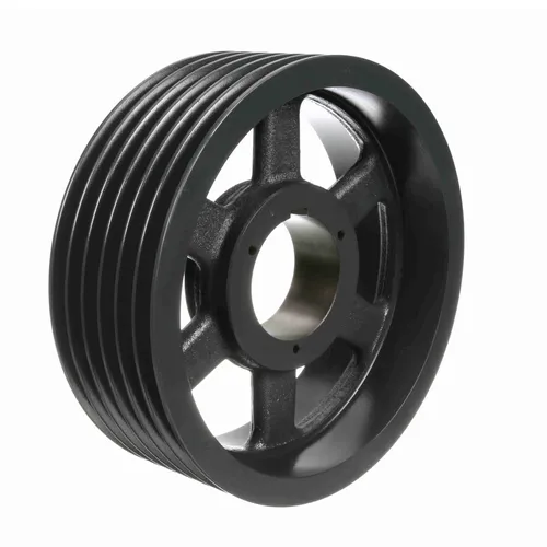 5v series cast iron six groove sheaves with split taper bushings for 5v belts 5V Series Cast Iron Six-Groove Sheaves with Split Taper Bushings for “5V” Belts