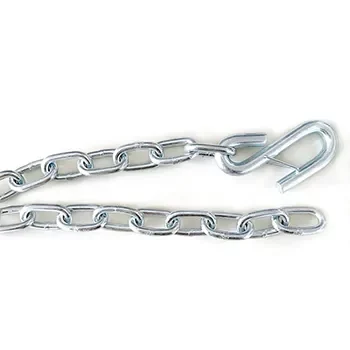 NACM90 G30 5/16'' Galvanized Safety Chain with S hook on One End