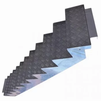 Aluminum Stretcher Stairs With Hooks For Modular Scaffolding System