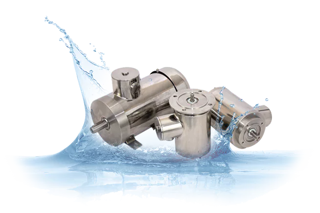 stainless steel washdown motor