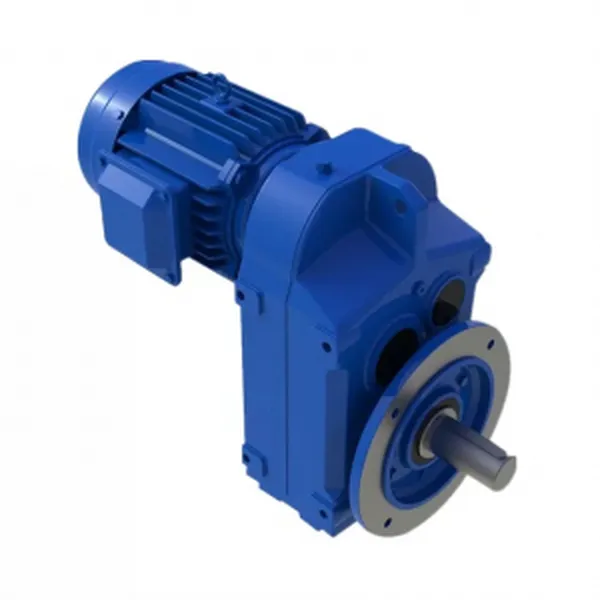 Flange-mounted Solid Shaft Output FF Series Helical Gearbox