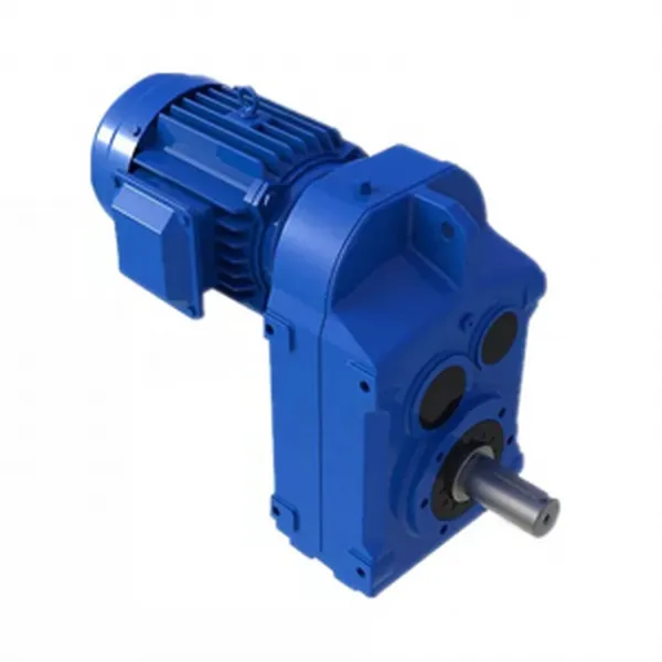 Foot-mounted Solid Shaft Output F Series Helical Gearbox