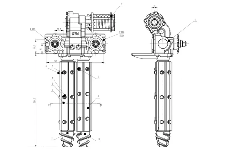 Corn Header Gearbox N669-J
