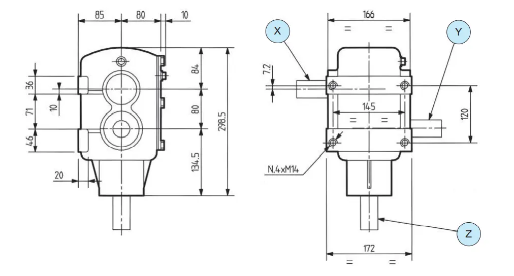 Manure Spreader Gearbox