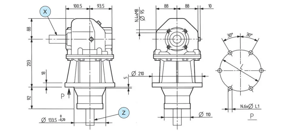 China Rotary Mower Gearbox