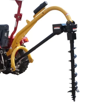 1000 Heavy Duty 3-Point Post Hole Digger for Cat 1 & 2 Tractors