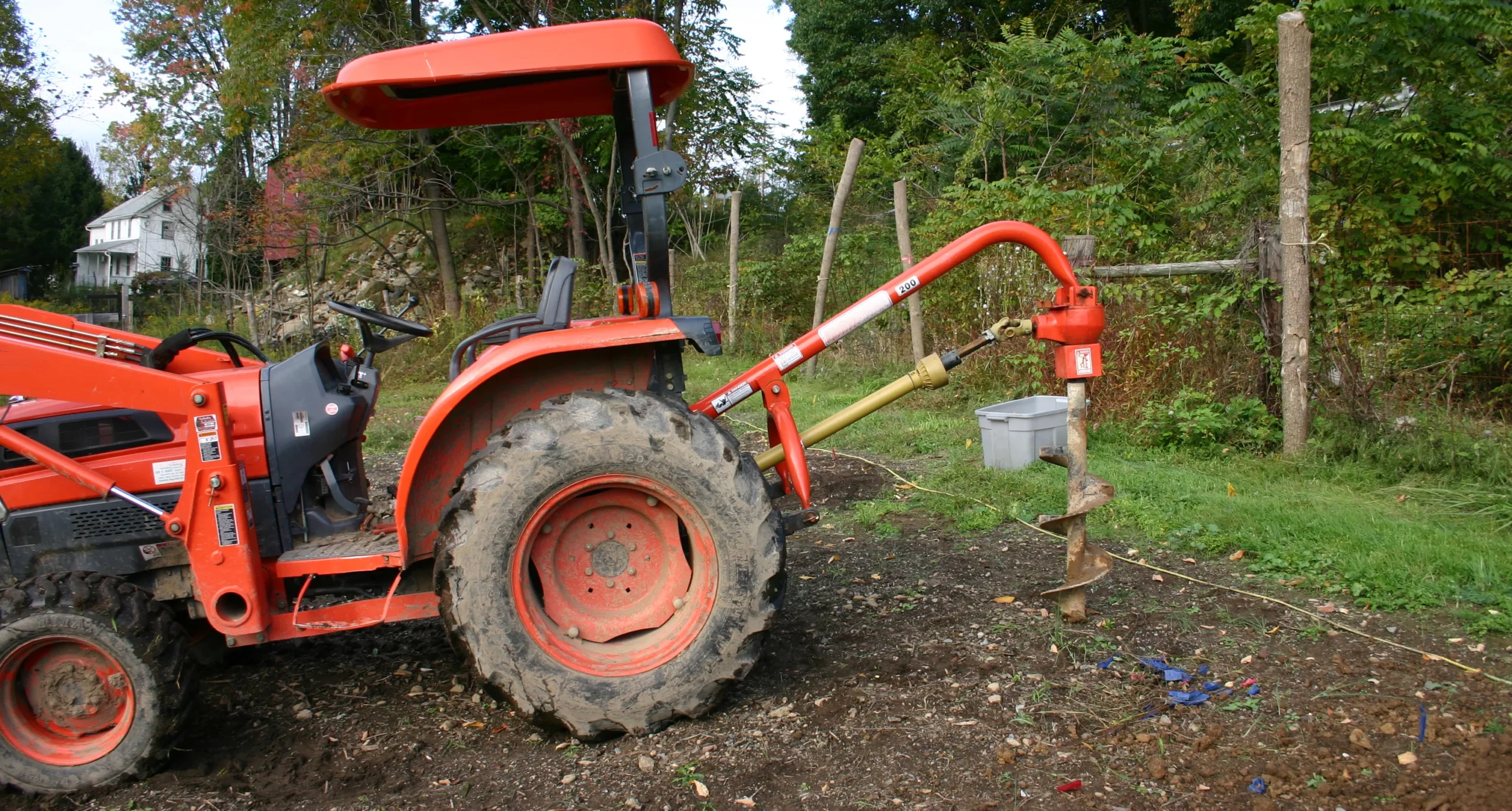 Applications of Post Hole Augers for Tractor