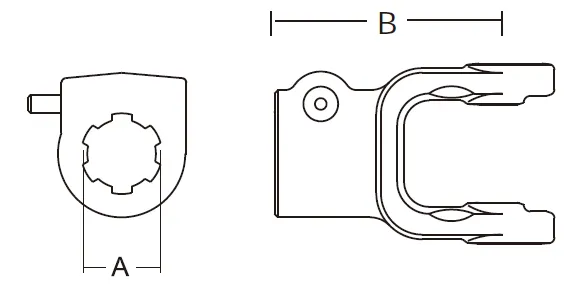 3 Series PTO Shaft Quick Disconnect Yoke