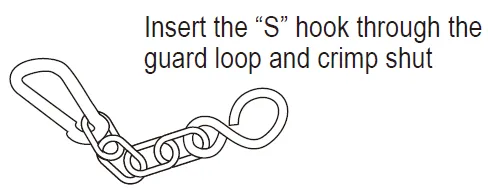 6 Series PTO Shaft Guard Chain Kit
