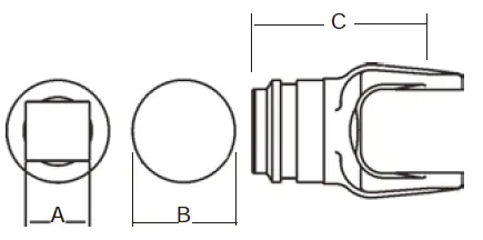 Replacement of Weasler 12 Series PTO Shaft Tube Weld Yoke