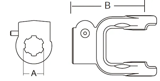 7N Series PTO Shaft Quick Disconnect Yoke