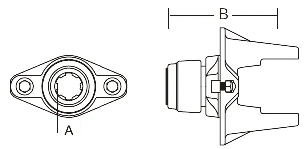 6 Series PTO Shaft Ball Shear Yoke