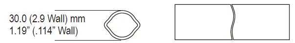 W2100 Series PTO Shaft Outer Tube