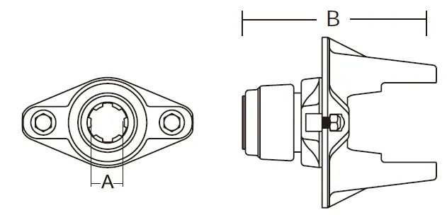 7N Series PTO Shaft Ball Shear Yoke