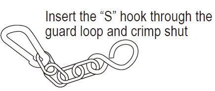 3 Series PTO Shaft Guard Chain Kit
