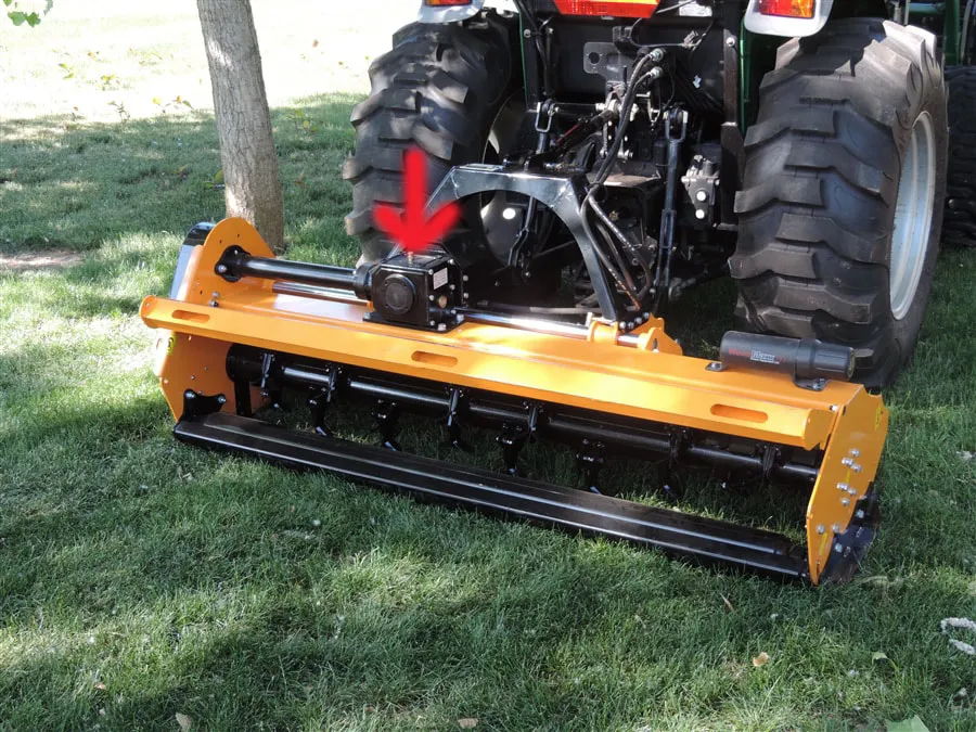 Installation of Flail Mower Gearboxes Precautions