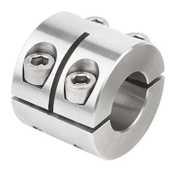 Two Piece Double Wide Shaft Collars (Shaft Clamps) Metric Series