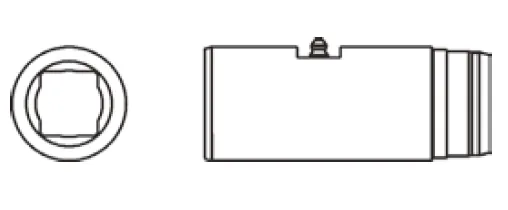 14 Series PTO Shaft Rectangular Slip Sleeve