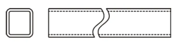 14 Series PTO Shaft Rectangular Tube
