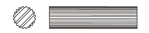 14 Series PTO Shaft Spline Shaft