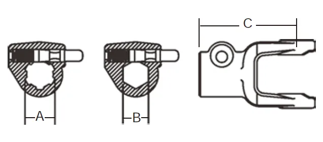 14 Series PTO Shaft Tractor Quick Disconnect Yoke