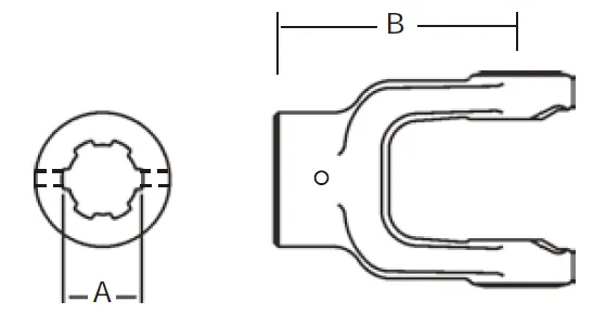 Replacement of Weasler 35 Series PTO Shaft Implement Spline Bore Yoke
