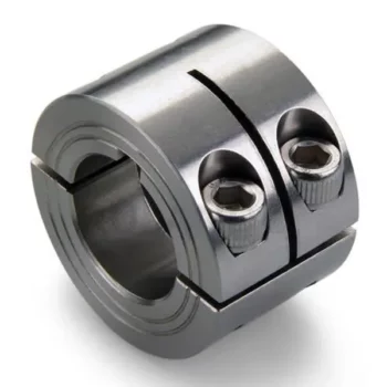 Two Piece Keyed Double Wide Shaft Collars (Shaft Clamps) Metric Series