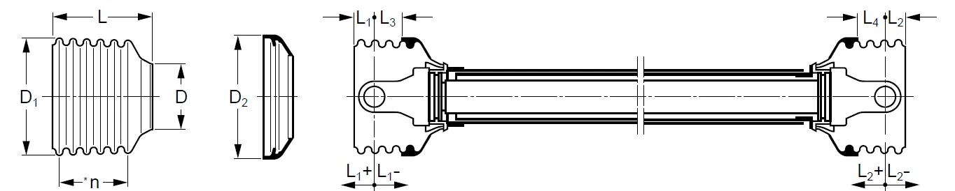 W100E Series PTO Shaft Guard Cones