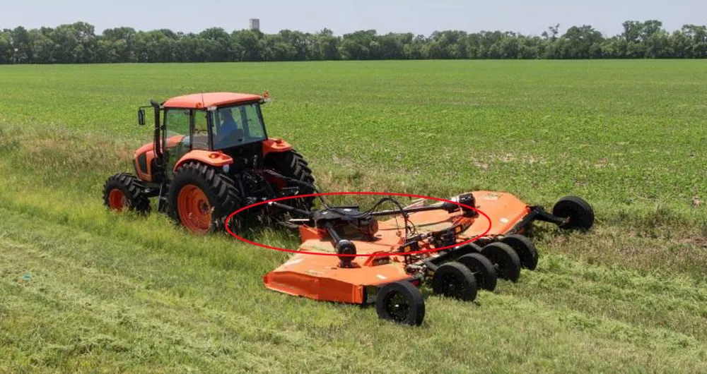 Replacement of Weasler 35 Series PTO Shaft for Rotary Cutter