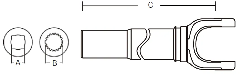 Replacement of Weasler 44 Series PTO Shaft Yoke, Tube & Sleeve Assembly