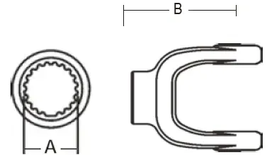 Replacement of Weasler 77 Series PTO Shaft Weld Yoke