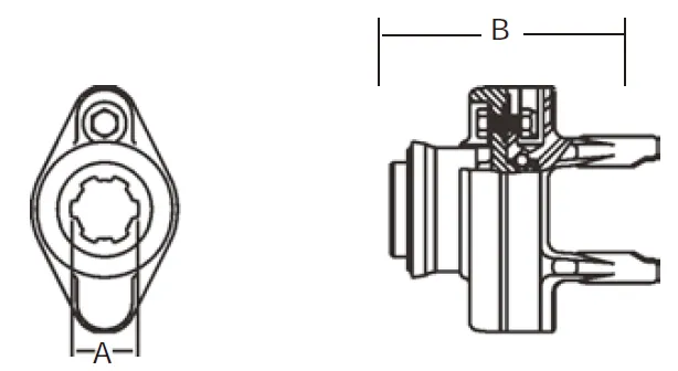 14 Series PTO Shaft Tractor Ball Shear Device