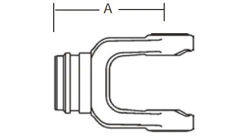 Replacement of Weasler 35 Series PTO Shaft Tube Weld Yoke