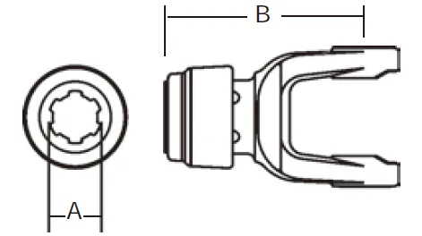 Replacement of Weasler 35 Series PTO Shaft Tractor Auto-Lok Yoke