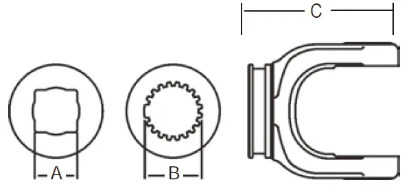 Replacement of Weasler 44 Series PTO Shaft Weld Yoke