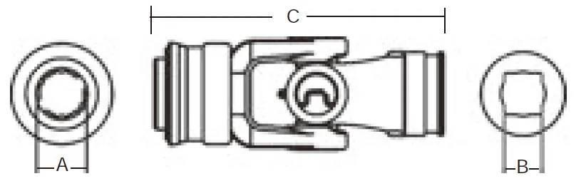 12 Series PTO Shaft Universal Joints