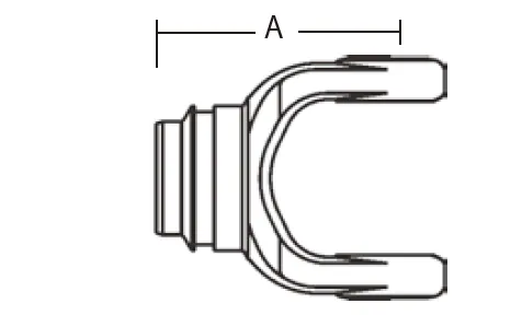 Replacement of Weasler 77 Series PTO Shaft Tube Weld Yoke